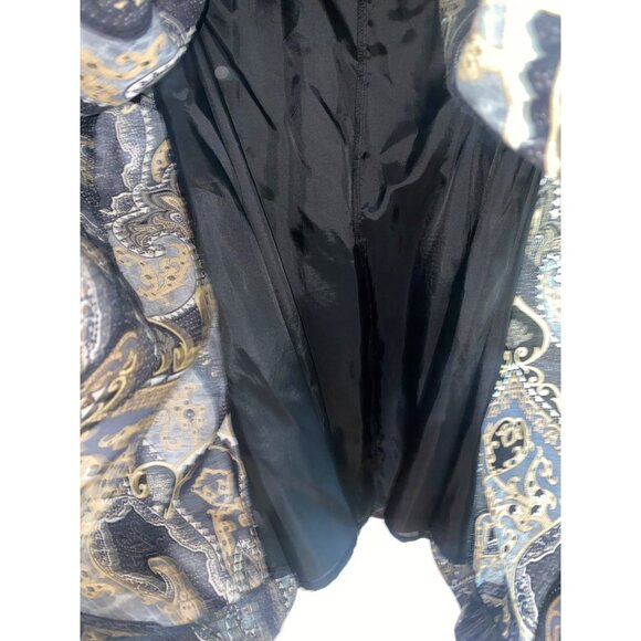 Geiger Collections Women's Paisley Skirt 38 Pure New Wool Viscose Lining - Picture 5 of 9